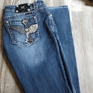 Miss Me bootcut jeans size 32 inseam 34